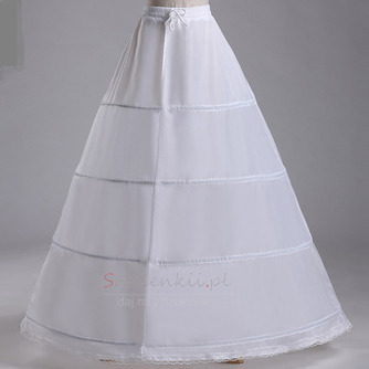 Ślub Petticoat Standard Cztery obręcze Regulowany Modny Poliester Tafeta - Strona 2