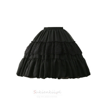 Halka Lolita koronkowa, krótki bouffant, halka Lolita, spódnica z klatki dla ptaków 55 CM - Strona 5