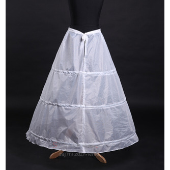 Ślub Petticoat Poliester tafta Proste Trzy obręcze Pełna sukienka - Strona 1