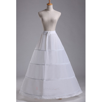 Ślub Petticoat Standard Cztery obręcze Regulowany Modny Poliester Tafeta - Strona 1