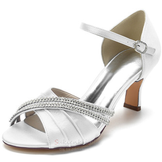 Satynowe buty ślubne motylkowe boczne wydrążone szpilki zielone buty druhny - Strona 1