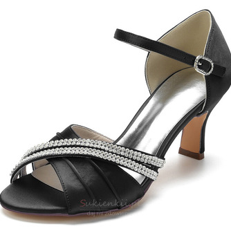 Satynowe buty ślubne motylkowe boczne wydrążone szpilki zielone buty druhny - Strona 9