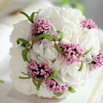 Bukiet kwiatu symulacji bukiet bride druhny ślubnej strony - Strona 1