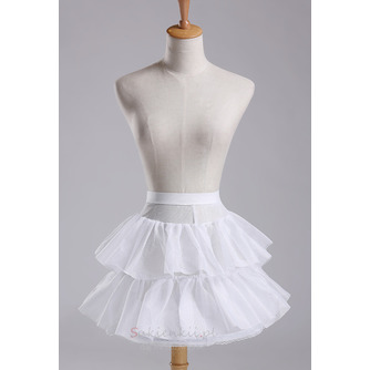 Ślub Petticoat Modny Średnica Elastyczna talia Krótka sukienka - Strona 1