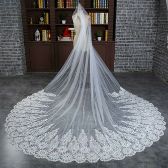 Wedding Veil koronki formalnego kościoła podszyte zimną koronką - Strona 2