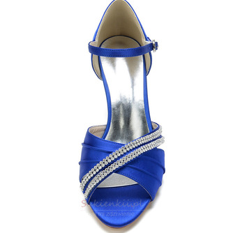 Satynowe buty ślubne motylkowe boczne wydrążone szpilki zielone buty druhny - Strona 6