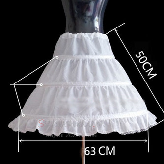Ślub Petticoat Standard Trzy obręcze Elastyczny pas Tkanina poliestrowa tafta - Strona 2