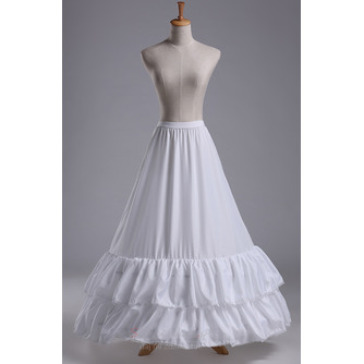 Wedding Petticoat Lace przycinanie Suknia ślubna Long Polyester tafta - Strona 1