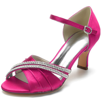 Satynowe buty ślubne motylkowe boczne wydrążone szpilki zielone buty druhny - Strona 11