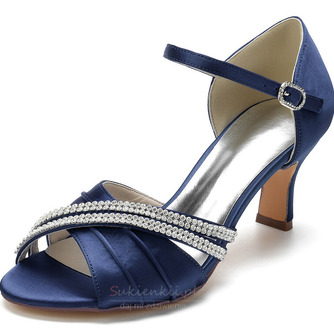 Satynowe buty ślubne motylkowe boczne wydrążone szpilki zielone buty druhny - Strona 12