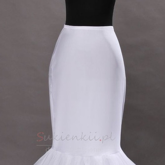 Ślub Petticoat Materiał elastyczny Pojedynczy obręcz Biały Mermaid Spandex - Strona 2
