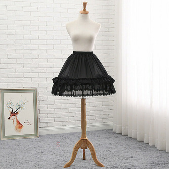 Lolita spódnica halka cosplay halka krótka halka akcesoria ślubne długość 48 CM; - Strona 3