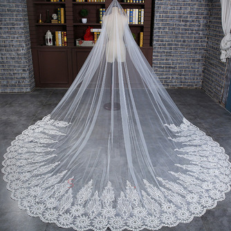 Wedding Veil koronki formalnego kościoła podszyte zimną koronką - Strona 1