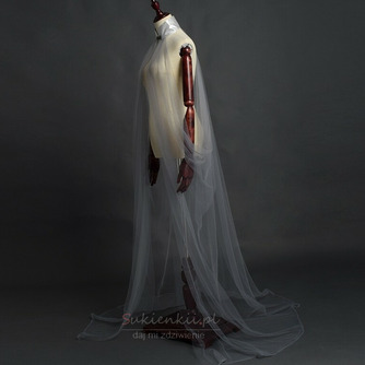 Bajkowy kostium elfa, tiulowy szal, ślubny płaszcz, średniowieczny kostium - Strona 9