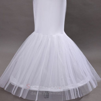 Ślub Petticoat Materiał elastyczny Pojedynczy obręcz Biały Mermaid Spandex - Strona 3