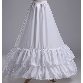 Wedding Petticoat Lace przycinanie Suknia ślubna Long Polyester tafta - Strona 2