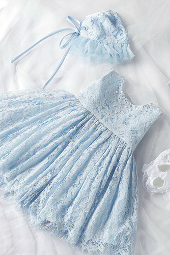 Czapka Naturalny talia Klejnot Na suwak Długość herbaty Sukienka do chrztu - Strona 10