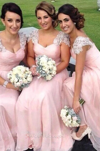 Na suwak Kwadrat Chybienia Sweep pociągu Sukienka dla Druhen - Strona 3