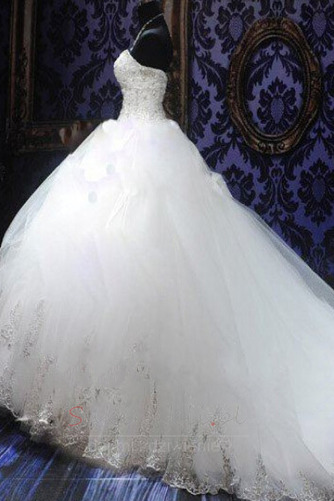 Suknia balowa Sznurowane Baskijski talii Kościelna Sukienka ślubne - Strona 2