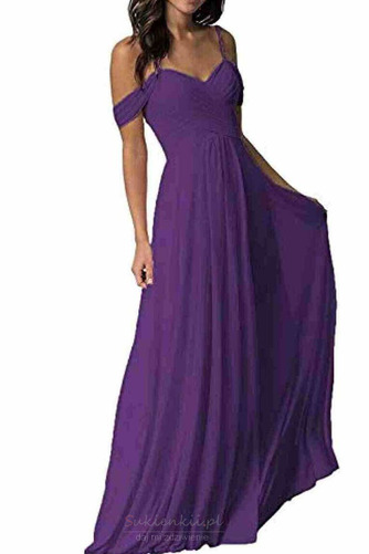 Sprzedaż Linia A Chybienia Rosy ramię Sznurowane Sukienka wieczorowe - Strona 6