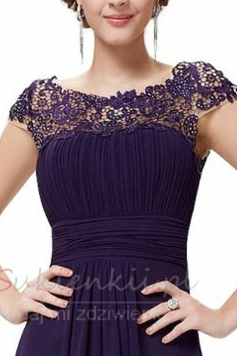 Koronki nakładki Na suwak Krótki rękaw Skromny Spódnica wieczorowe - Strona 2