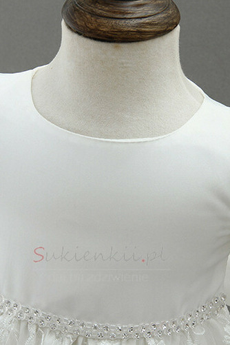 Lato Czapka Ceremonia Koronki Naturalny talia Sukienka do chrztu - Strona 5