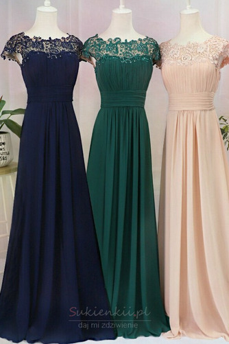 Koronki nakładki Na suwak Krótki rękaw Skromny Spódnica wieczorowe - Strona 5